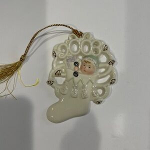Lenox Baby’s First Christmas 2003 Ivory China Ornament